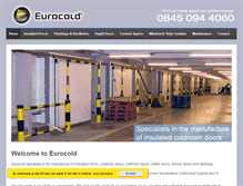 Tablet Screenshot of eurocold.co.uk
